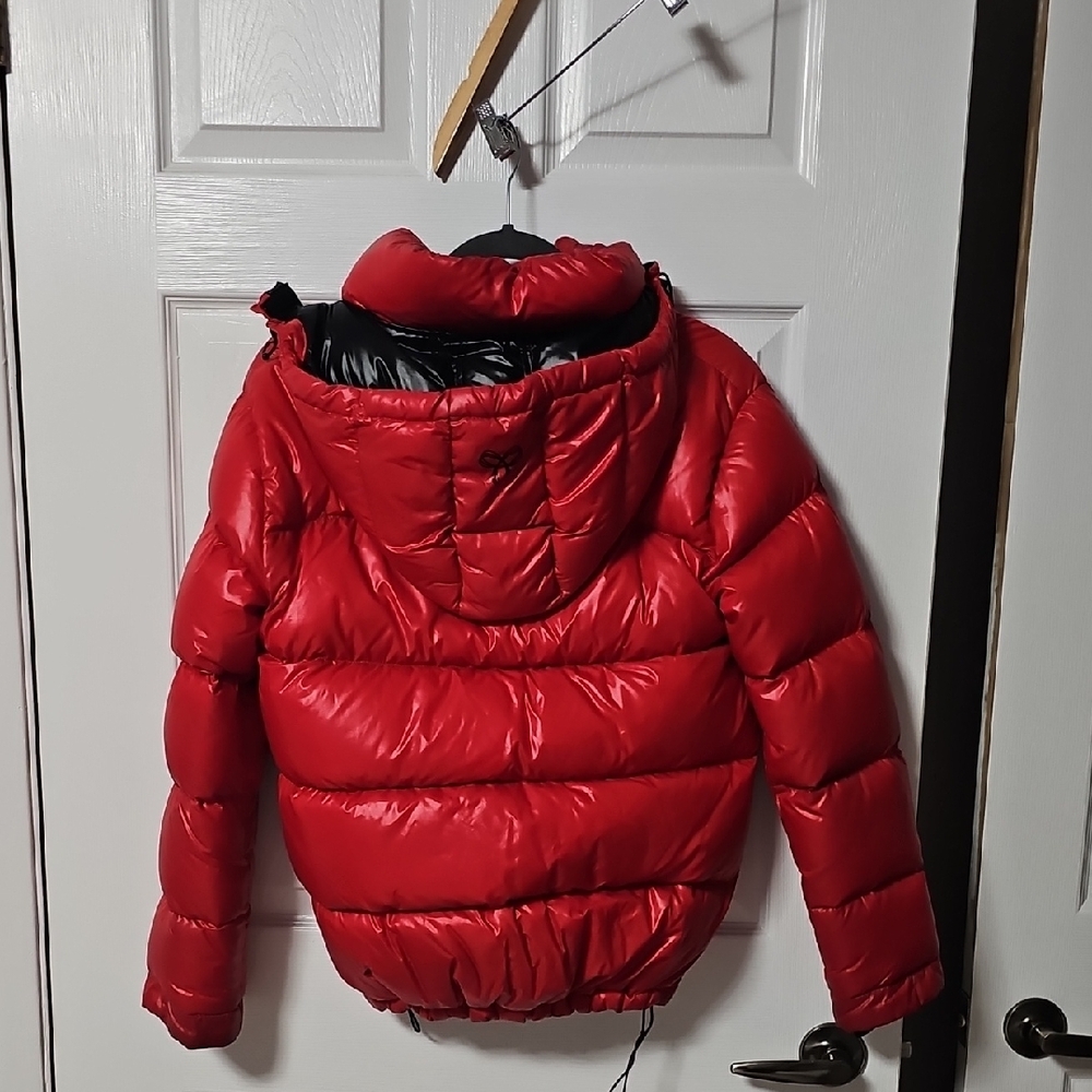 TNA Red Puffer Jacket - Picture 6 of 8